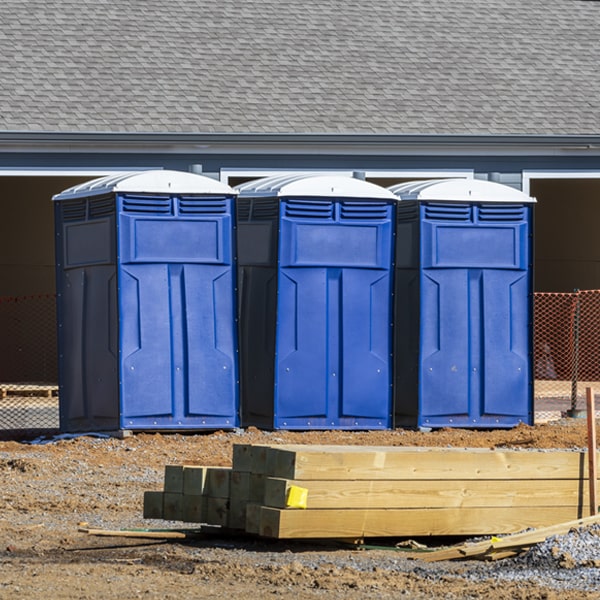 can i customize the exterior of the porta potties with my event logo or branding in Canaan ME